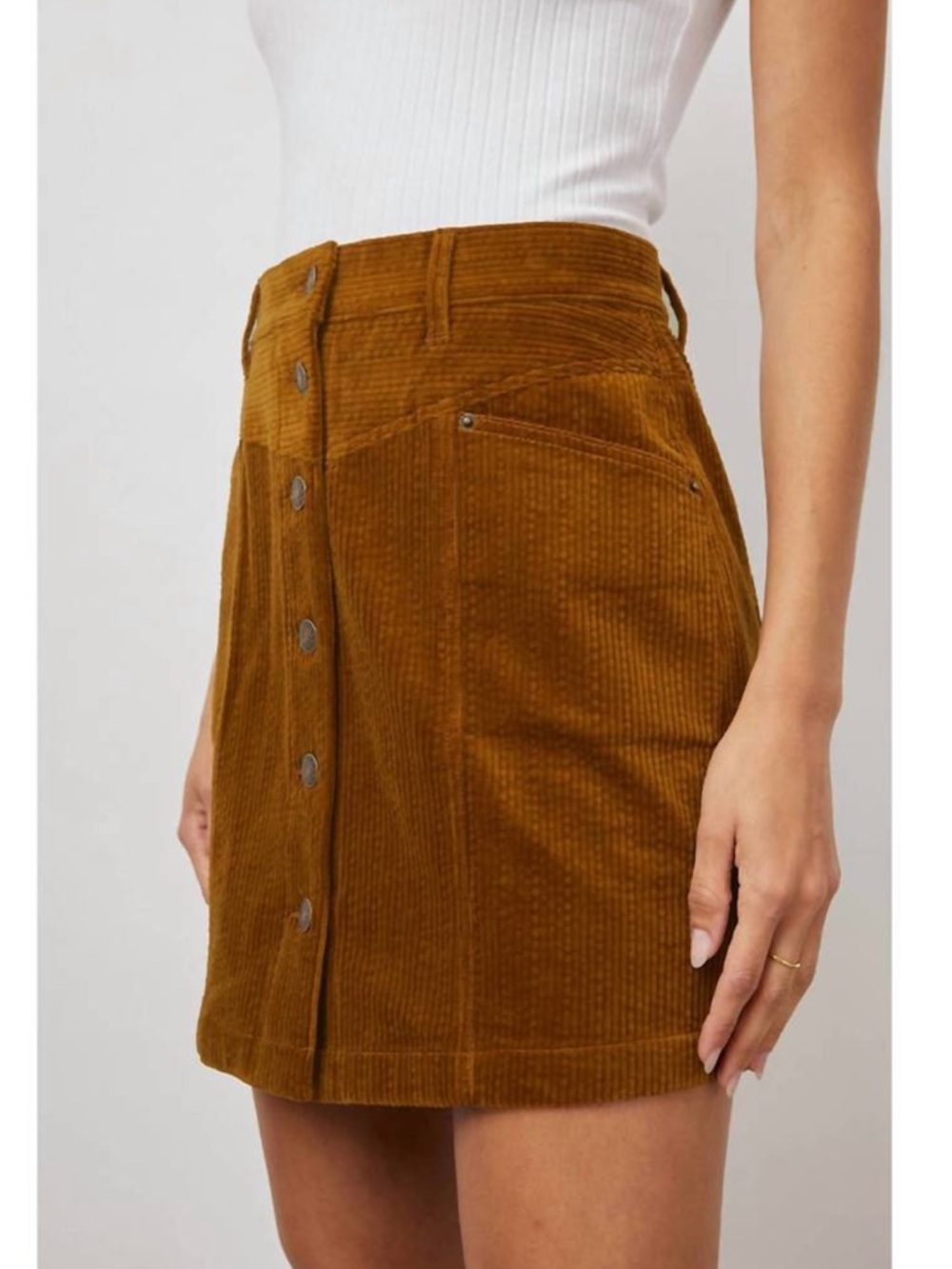 Rails Skirt Canyon Corduroy Ground Cinnamon Size 26 - Picture 3 of 9